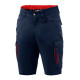 Sparco FTW Bermuda in cotone HAWAII, blu navy/rosso