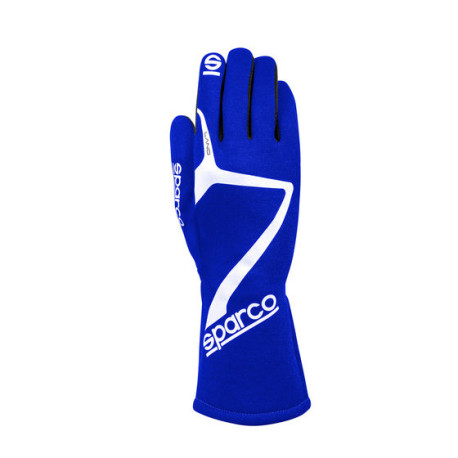 Guanti Guanti da gara omologati FIA Sparco LAND 2025 (cuciture esterne), blu | race-shop.it