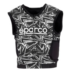 Sparco SJ Pro K-3 Child Rib Protector Giacca, bianco/nero