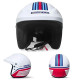 Caschi aperti Casco jet da corsa omologato ECE Sparco J-PRO MARTINI RACING, bianco | race-shop.it