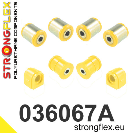 Silentblock in poliuretano 036067A: Rear suspension bush kit SPORT | race-shop.it