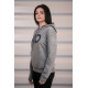 Felpe con cappuccio e giacche Felpa con cappuccio da donna MAXTON Design, grigia | race-shop.it