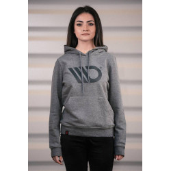 Felpa con cappuccio da donna MAXTON Design, grigia