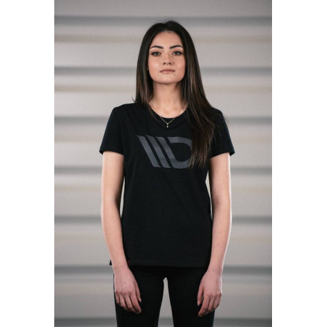 Magliette MAXTON Design maglietta da donna, grigia con logo rosso | race-shop.it