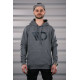 Felpe con cappuccio e giacche Felpa con cappuccio da uomo MAXTON Design, grigia | race-shop.it