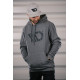 Felpe con cappuccio e giacche Felpa con cappuccio da uomo MAXTON Design, grigia | race-shop.it