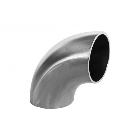 Tubi in acciaio inox 90° Gomiti Tubo in acciaio inox - gomito 90°, 53mm, corto | race-shop.it
