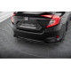 Body kit e accessori visivi Splitter posteriori laterali Honda Civic Mk10 (Flap rossi + lucidi) | race-shop.it