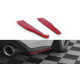 MAXTON DESIGN splitter laterali posteriori per Ford Mustang Mk6 Facelift, nero, V2