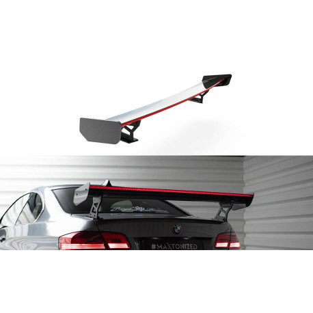 Body kit e accessori visivi MAXTON DESIGN ala in carbonio con supporti esterni + LED per BMW 3 / M3 Coupe E92 | race-shop.it