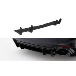 Diffusore posteriore Audi RS5 Coupe / Sportback F5 (Nero-Rosso)