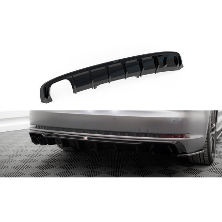 Body kit e accessori visivi Diffusore posteriore Audi A4 S-line B9 (Versione con doppi terminali di scarico su un lato) | race-shop.it