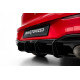 Body kit e accessori visivi Diffusore posteriore V1 Volkswagen Golf GTI Clubsport Mk8 Restyling (Nero-Rosso) | race-shop.it