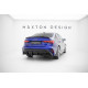 Body kit e accessori visivi MAXTON DESIGN diffusore posteriore per Audi S3 Sedan 8Y Facelift (scarico 2+2) | race-shop.it