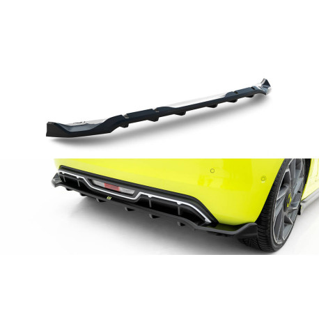 Body kit e accessori visivi Splitter posteriore (con barre verticali) Abarth 500e | race-shop.it