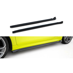 MAXTON DESIGN diffusori minigonne per Abarth 500e, nero lucido