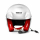 Bazár Casco Sparco RJ-I con la FIA 8859-2015 , HANS bianco/rosso DANNEGGIATO | race-shop.it