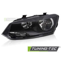 Faro anteriore sinistro nero H7 TYC compatibile con VW POLO 6R 09-14
