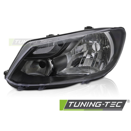 Fari Faro anteriore nero lato sinistro H4 TYC compatibile con VW CADDY 11-14 | race-shop.it