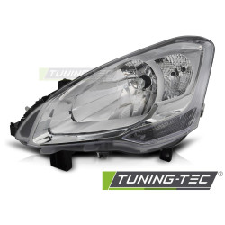 Faro anteriore cromato sinistro TYC compatibile con CITROEN BERLINGO 08-12