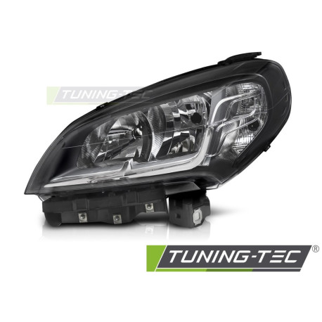 Fari Faro anteriore sinistro nero TYC compatibile con FIAT DOBLO 14-22 | race-shop.it