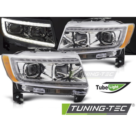 Fari CHRYSLER JEEP GRAND CHEROKEE 11-13 Tube light cromato | race-shop.it