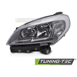 Faro anteriore sinistro cromato TYC compatibile con FIAT DOBLO 14-22