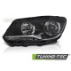 Fari Faro anteriore nero lato sinistro H7 TYC compatibile con VW CADDY TOURAN 11-14 | race-shop.it