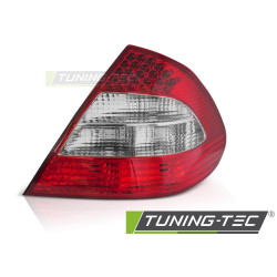 Fanale posteriore LED rosso/bianco lato destro TYC per MERCEDES W211 06-09 4D