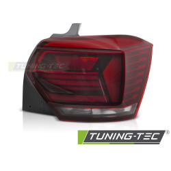 Fanale posteriore rosso bianco lato destro TYC per POLO 2G HB 17-21