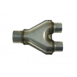 Riduzione dello scarico in acciaio inox Y 57-57mm (2,25"-2,25")