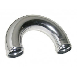 Tubo in alluminio - gomito 180°, 76mm (3")