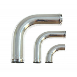 Tubo in alluminio - gomito 90°, 80mm (3,15")