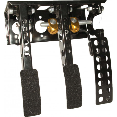 Pedaliere a montaggio sospeso Universal OBP Victory Floor Mounted Bulkhead Fit 3 Pedal System | race-shop.it