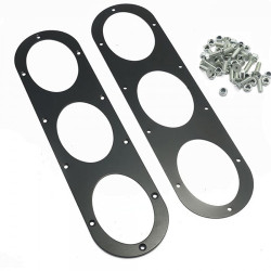 RACES diffusore posteriore universale, nero-argento