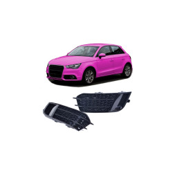 RACES cornici fendinebbia per Audi A1 8X Gloss Black