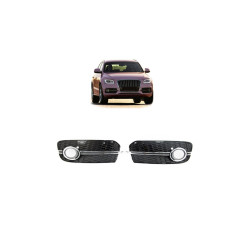 RACES cornici fendinebbia per Audi Q5 8R Facelift Chrome Black