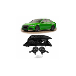 Coperture per luci fendinebbia per Audi A4 B9 nero lucido