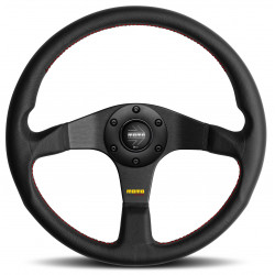 3 volante a raggi Nero MOMO TUNER 320mm, pelle