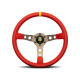 3 volante a raggi MOMO MOD.07 red 350mm, pelle