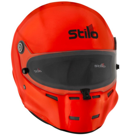 Caschi integrali STILO ST5F Offshore con FIA HANS, Arancione neon | race-shop.it