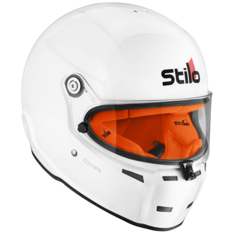 Caschi integrali STILO Karting casco ST5 CMR 2016, Bianco con interno arancione | race-shop.it