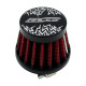 Filtri aria Universali RACES Filtro di sfiato Pro, varie dimensioni - ROSSO | race-shop.it