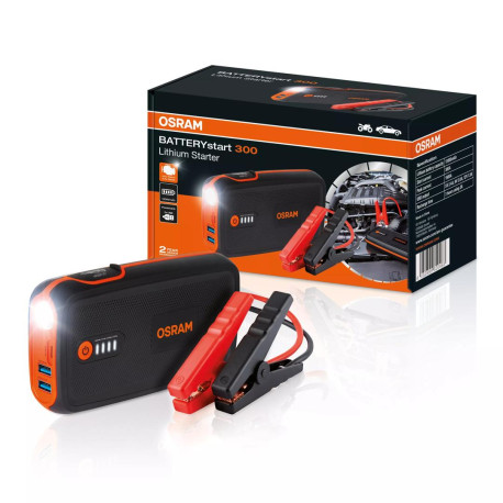 Caricabatterie Osram Lithium Powerbank di avviamento OBSL300, 12V 6.0L | race-shop.it