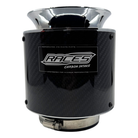 Filtri aria Universali Filtro aria sportivo universale RACES Carbon, 130x175mm | race-shop.it