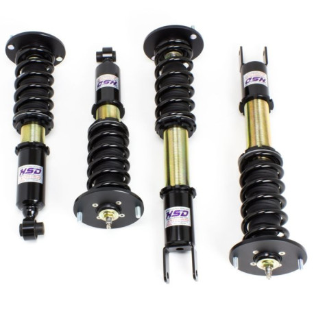 Sospensione regolabile in altezza - Coilovers HSD Dualtech coilover regolabili in altezza e rigidità per Nissan R34 Skyline GTT | race-shop.it
