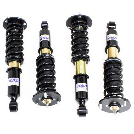 Sospensione regolabile in altezza - Coilovers HSD Dualtech coilover regolabili in altezza e rigidità per Toyota Chaser JZX90 | race-shop.it