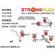 Silentblock in poliuretano STRONGFLEX - 081820A: Front lower wishbone bush – front SPORT | race-shop.it