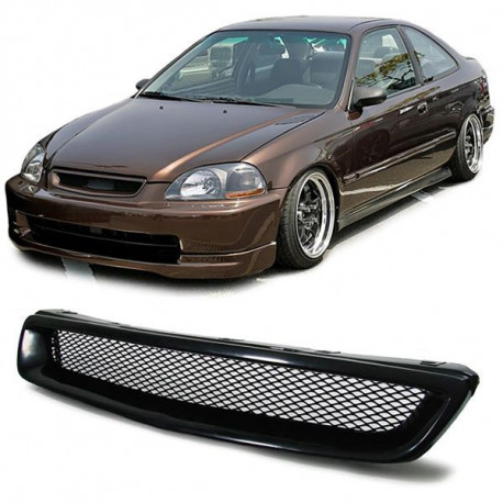 Bazár Griglia sportiva del radiatore senza emblema per Honda Civic 95-98 EJ EK EM1 DANNEGGIATO | race-shop.it