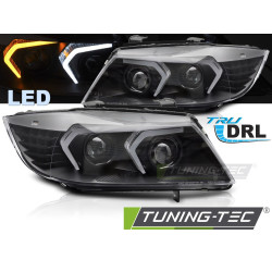 Fari FULL LED nere Black compatibili con BMW E90/E91 05-08